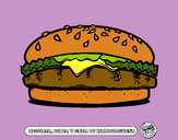 Dibujo Crea tu hamburguesa pintado por -Alejandra