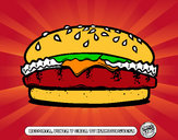Dibujo Crea tu hamburguesa pintado por AGNES14