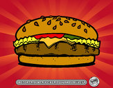 Dibujo Crea tu hamburguesa pintado por llaarr99