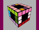 Dibujo Cubo de Rubik pintado por xxDayanaxx
