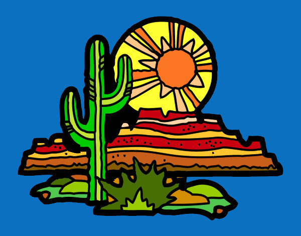 Dibujo Desierto de Colorado pintado por laluna16