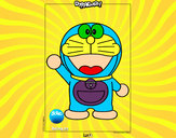 Dibujo Doraemon pintado por clarizak