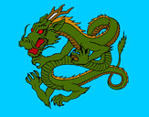 Dibujo Dragón japonés 1 pintado por Luruchi