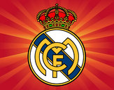 Dibujo Escudo del Real Madrid C.F. pintado por alexxcars