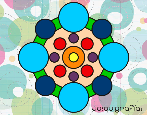 Mandala con redondas