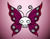 Dibujo Mariposa Emo pintado por majo_22