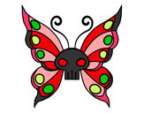 Dibujo Mariposa Emo pintado por Zaira7