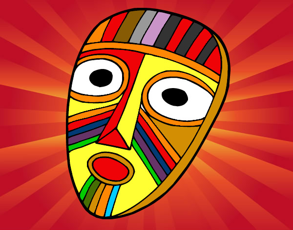 Dibujo Máscara sorprendida pintado por Maximobal