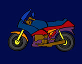 Dibujo Motocicleta pintado por hectormora