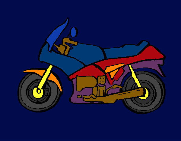 Dibujo Motocicleta pintado por hectormora