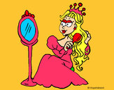 Dibujo Princesa y espejo pintado por Andrea_San