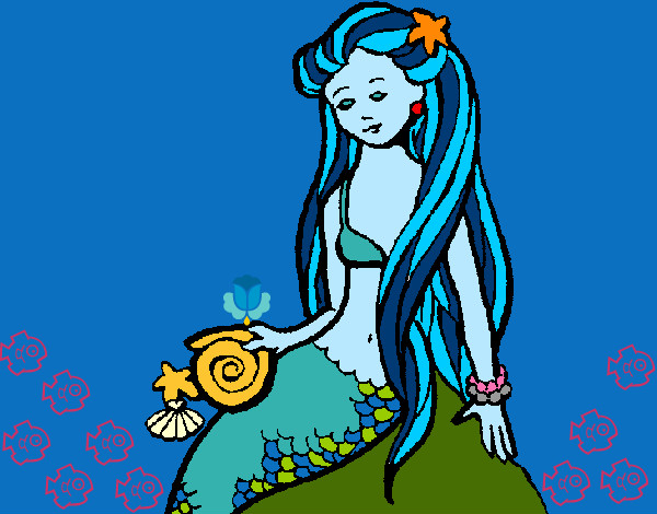 Sirena con caracola