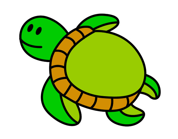  Dibujo de mi tortuga pintado por Abi2  en Dibujos.net el día