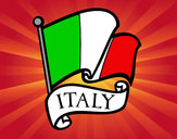 Dibujo Bandera de Italia pintado por Manuelon