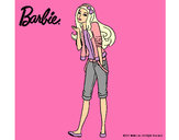 Dibujo Barbie con look casual pintado por KarlitaaCy