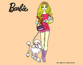 Dibujo Barbie con sus mascotas pintado por inno23