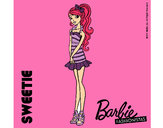 Dibujo Barbie Fashionista 6 pintado por miky123