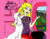 Dibujo Barbie llega a París pintado por inno23
