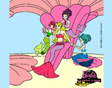 Dibujo Barbie princesa sirena pintado por inno23