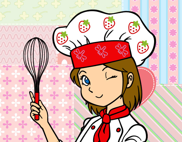 Dibujo de cocinera chic pintado por Shivia en  el día 03-06-12 a  las 22:58:09. Imprime, pinta o colorea tus propios dibujos!