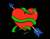 Dibujo Corazón con flecha III pintado por LizzyNick