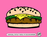 Dibujo Crea tu hamburguesa pintado por FERALB