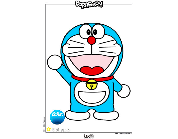 Dibujo Doraemon pintado por david2003