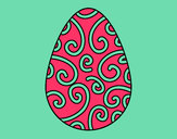 Dibujo Huevo decorado pintado por Anacrm