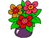 Dibujo Jarrón de flores pintado por Jenniferl