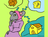 Dibujo La ratita presumida 4 pintado por princesatr
