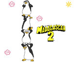 Dibujo Madagascar 2 Pingüinos pintado por mousi07