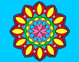 Dibujo Mandala 20 pintado por AndreaLOL