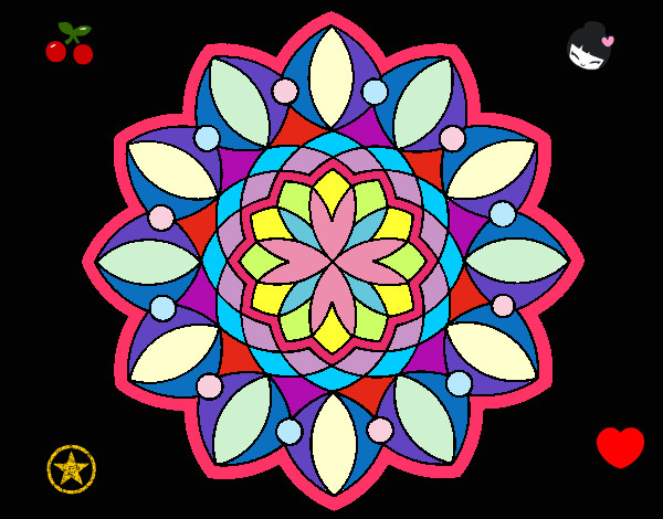 Dibujo Mandala 20 pintado por chochis