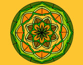 Dibujo Mandala 6 pintado por cosa