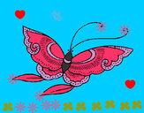 Dibujo Mariposa 8a pintado por miyaray