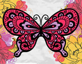 Dibujo Mariposa bonita pintado por miyaray