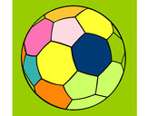 Dibujo Pelota de fútbol II pintado por megis