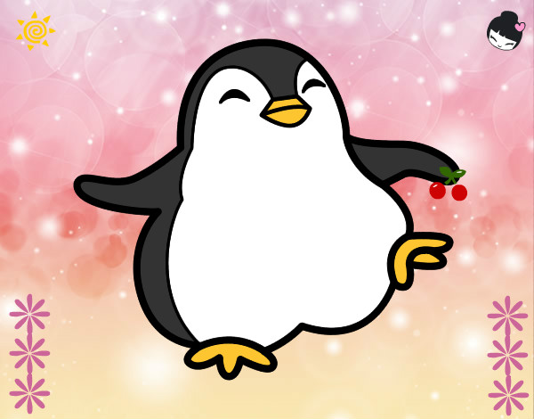 Dibujo Pingüino bailando pintado por Advenyhe