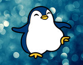 Dibujo Pingüino bailando pintado por nuri2001