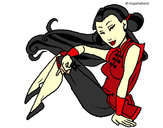 Dibujo Princesa ninja pintado por McSweet