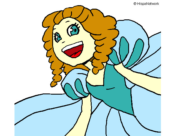 Dibujo Princesa risueña pintado por McSweet