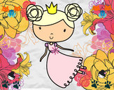 Dibujo Princesa volando pintado por fati07