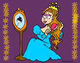 Dibujo Princesa y espejo pintado por starpretty