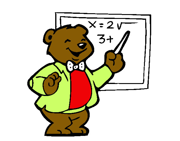 Dibujo Profesor oso pintado por ahc-1029