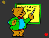 Dibujo Profesor oso pintado por LauraLopez