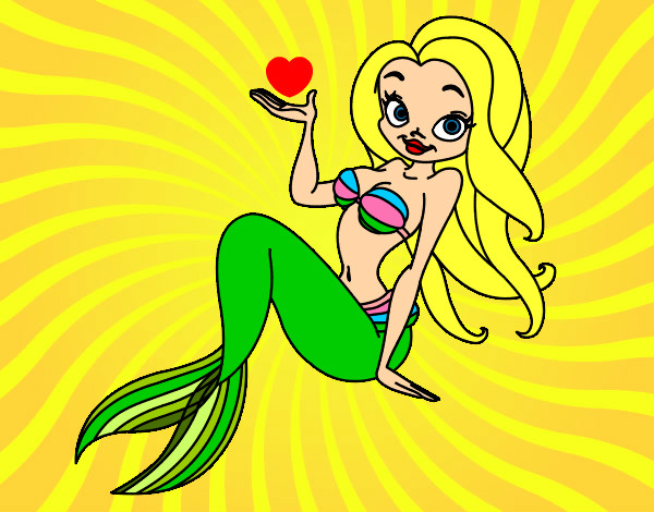 Dibujo Sirena sexy pintado por itha30