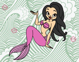 Dibujo Sirena sexy pintado por Kamilapink
