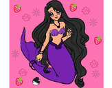 Dibujo Sirenita pintado por Amy-Love12