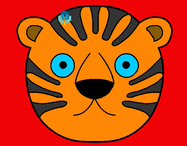Dibujo Tigre II pintado por shofita
