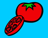 Dibujo Tomate pintado por marta1